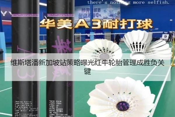 维斯塔潘新加坡站策略曝光红牛轮胎管理成胜负关键